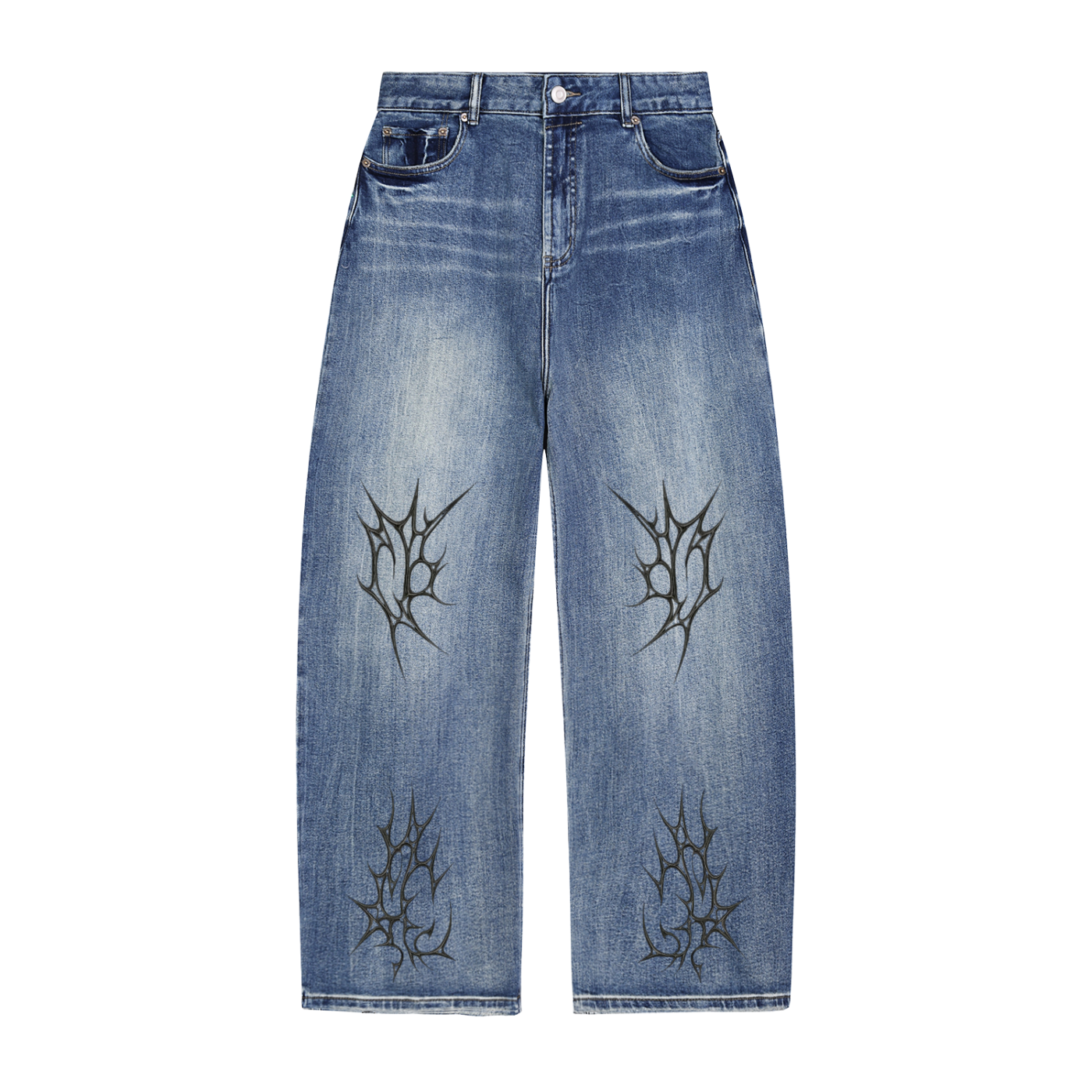 Sun Fade Heavyweight Denim Jeans