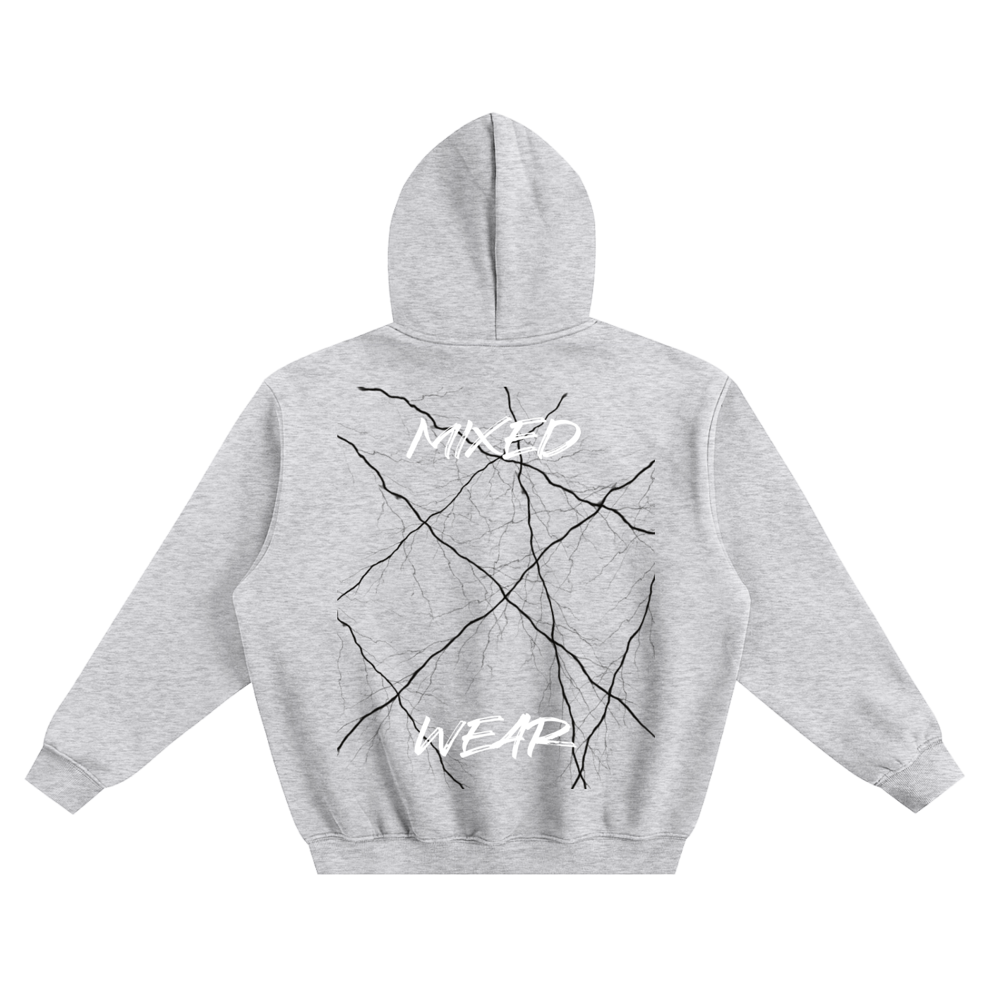 Grey White MW Hoodie