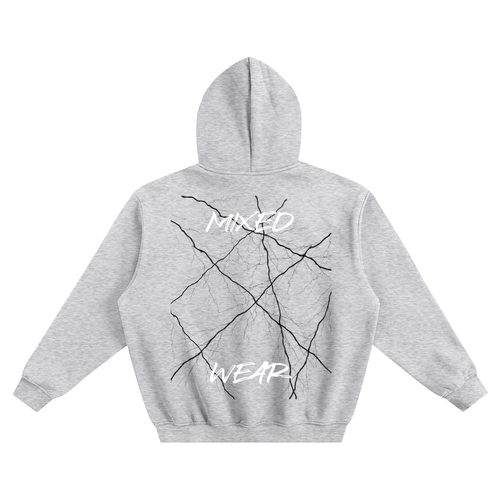 Grey White MW Hoodie