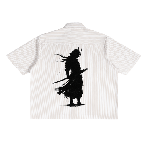 Fūrinkazan Oversized Stripe Boxy Shirt