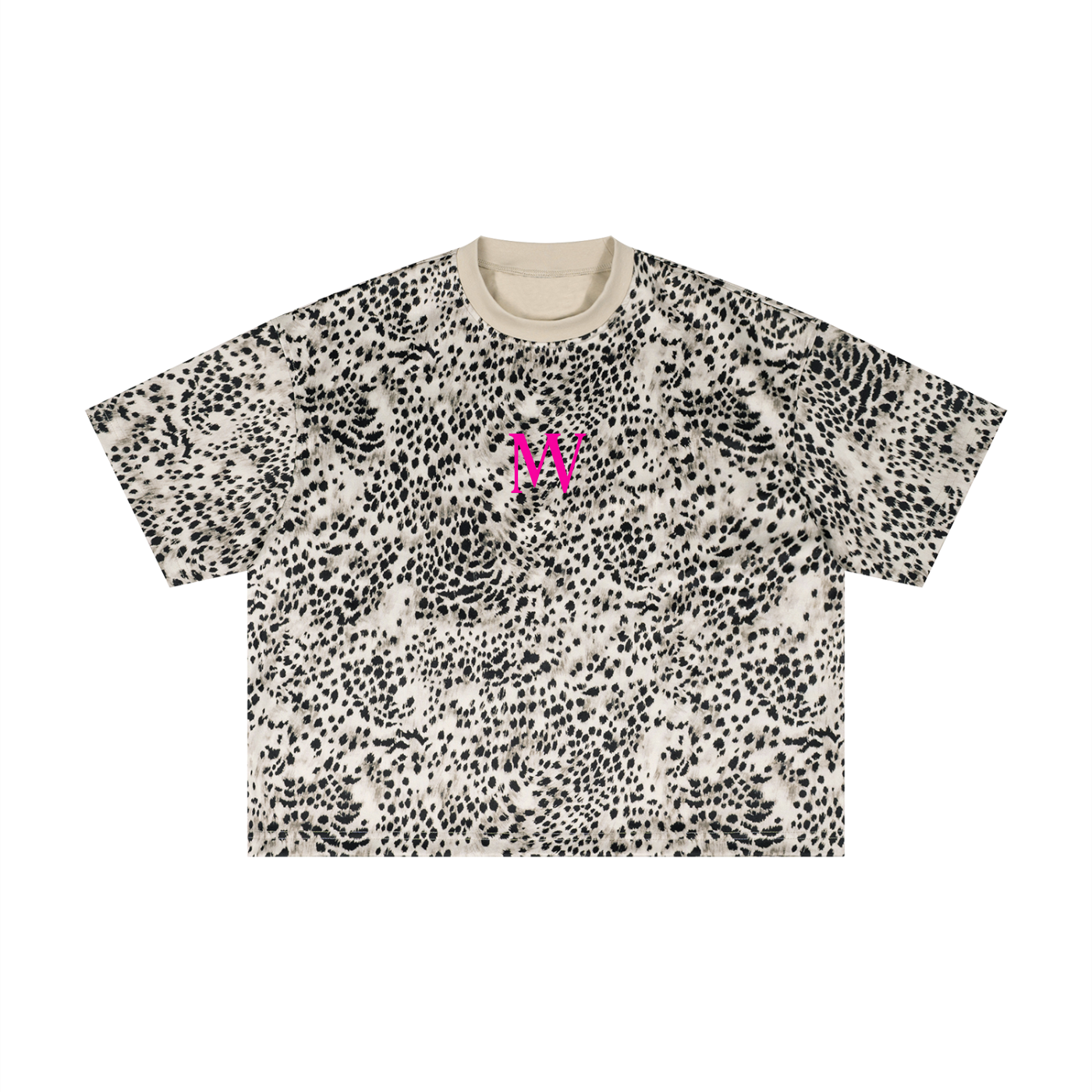 MW Leopard Print Boxy Tee