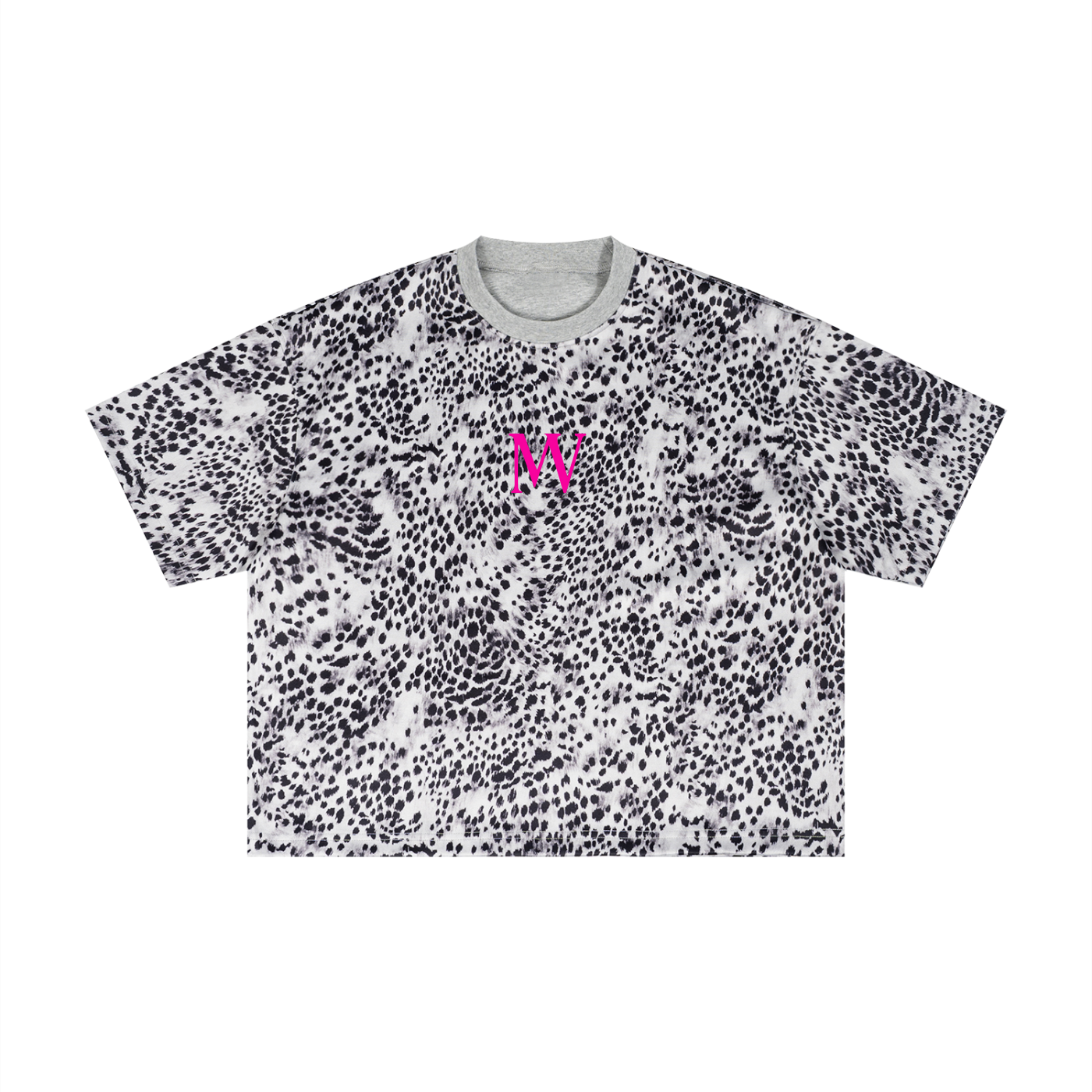 MW Leopard Print Boxy Tee