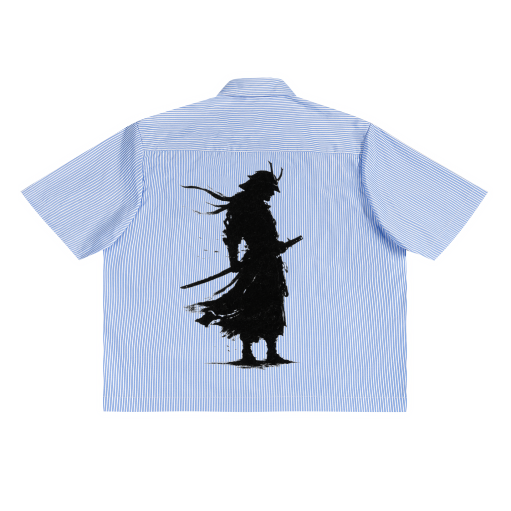 Fūrinkazan Oversized Stripe Boxy Shirt