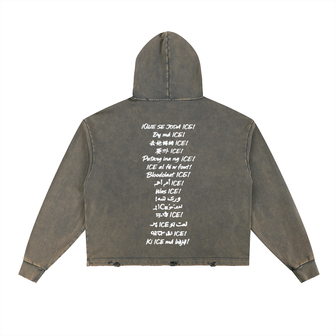 FUCK ICE! Vintage Hoodie